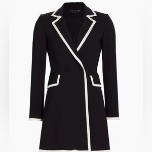 Alice + Olivia  Kyrie Piped Tuxedo Dress Size 2 NWT